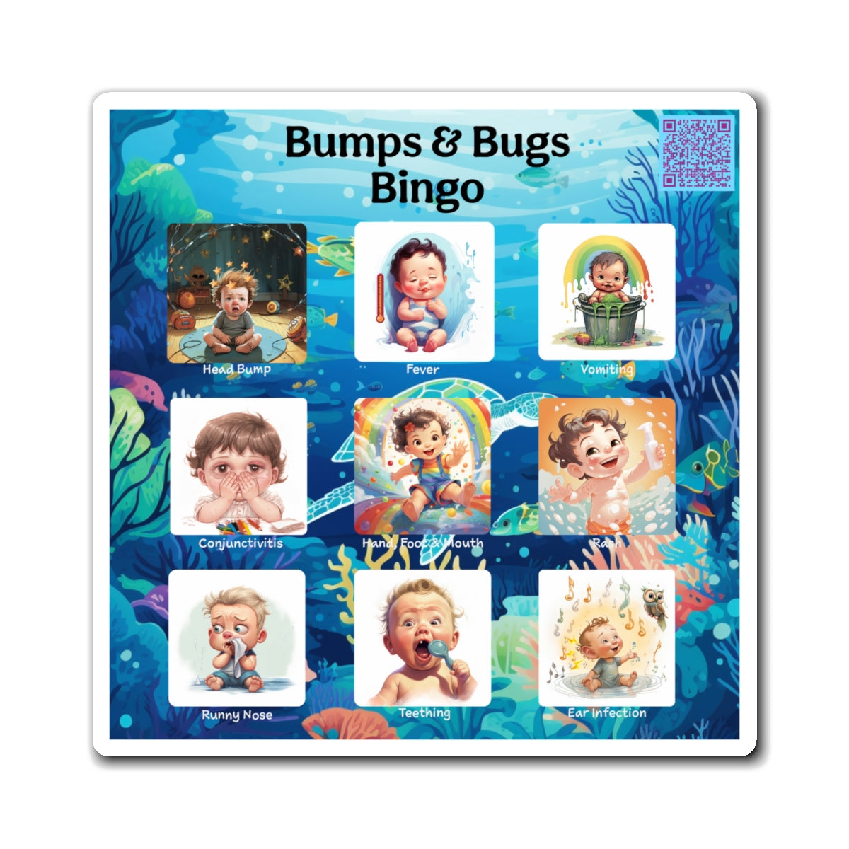 Bumps and Bugs Bingo (Ocean)
